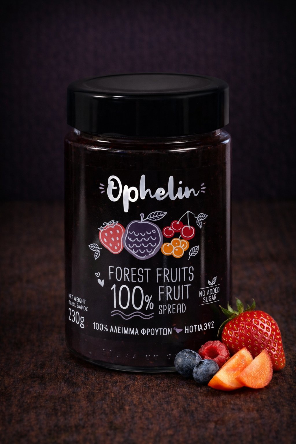 ΟΦΕΛΙΑ ΦΡΟΥΤΑ ΔΑΣΟΥΣ Φρούτα του δάσους 100% 'Ophellia' 230gr - Image 1