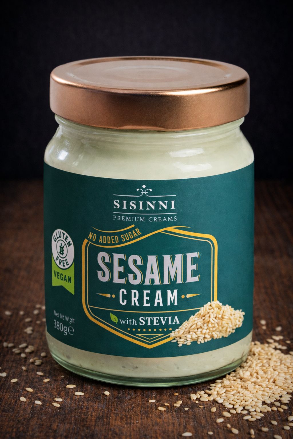 Ταχινοκρέμα με στέβια 'Sisinni' 380gr